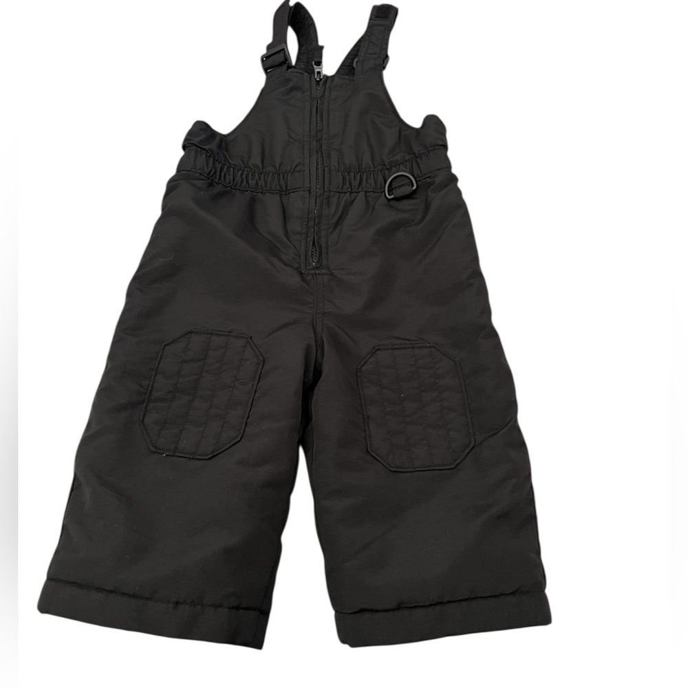EUC - Wonder Kids Snow Overalls - Size 18 Months, Black